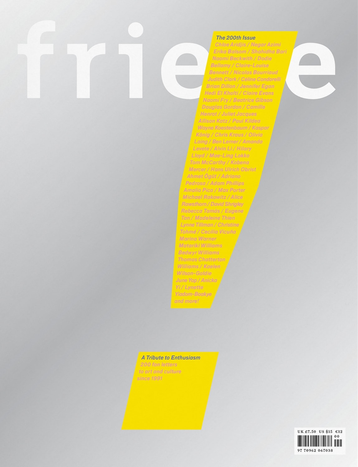 David Lane, Frieze, Mini Title 2025